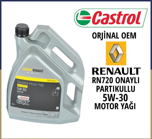 Mais Castrol Motor Yağı Partiküllü 5w30 4 Litre