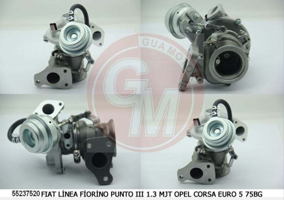 TURBO KOMPLE OPEL CORSA D A13DTC / NEMO BIPPER 1.3HDI 16V 75BG FIORINO 07>PANDA 09>